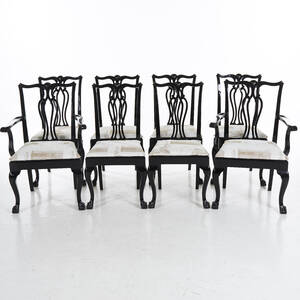 Chippendale stil stolar