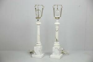 BORDSLAMPOR, ett par, marmor, Italien, 1970-tal