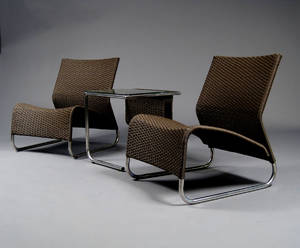 Have-udestuemøbelsæt - Brun polyrattan 3