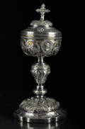 Sakral kalk i silver, Frankrike ca 1890-1910