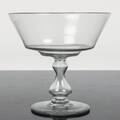 SKÅL på fot, glas, 1800-tal