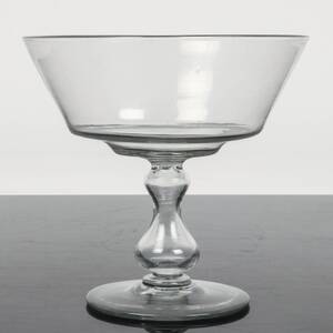 SKÅL på fot, glas, 1800-tal