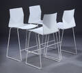 Christina Strand  Niels Hvass for Four Design. Fire 4-Cast Counter høje stole 4