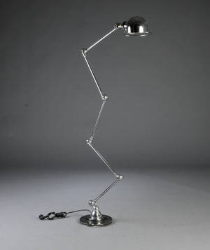 Jean Louis Domecq f. 1920. Jieldé Lyon. Gulvlampe.