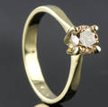 Solitaire ring ca. 0.70 ct.