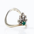 Ring 18 k vitfuld diamanter