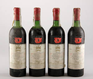 Fire fl. Mouton Rothschild 1972 4