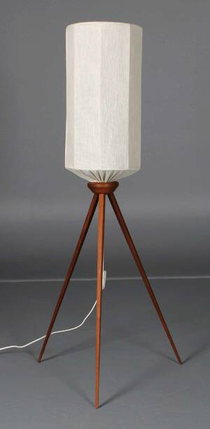 Golvlampa, teak