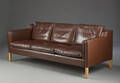 Stouby. Tre-pers. sofa, læder, model Eva