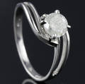 Solitaire ring ca. 0.73 ct.