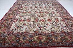 Persisk handknuten matta Isfahan, mått 400x300 cm.