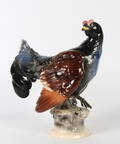 Stor urfugl af porcelæn. Hartwig nr. 3945, H. 37 cm.