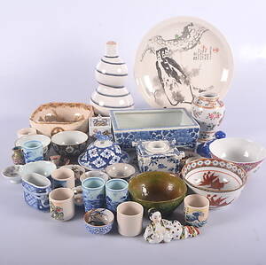 PARTI PORSLIN, Kina och Japan, mestadels 1900-tal.