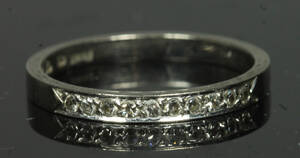 Alliansring, 18K vittguld
