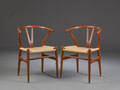 Hans. J. Wegner. Sæt på to Y-stole, model CH-24 2 
