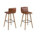 Par barstole, model Frise, cognac 2