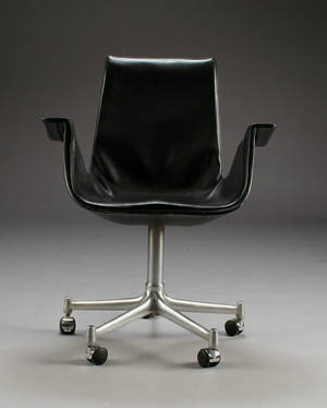 Preben Fabricius  Jørgen Kastholm. Tulip chair. Kontorstol
