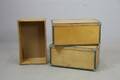 Förvaringsboxar, 3 st, plywood
