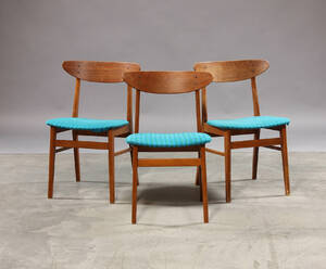 Farstrup, spisestole, teaktræ 3