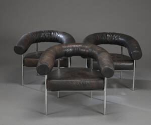 Dansk møbleproducent, tre loungestole 3