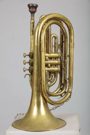 BARYTONTRUMPET, MÄSSING, LÄ 45 CM