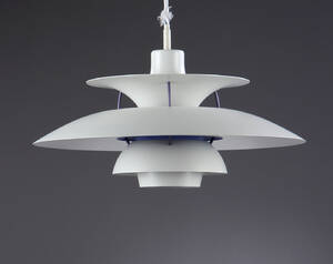 Poul Henningsen. PH5 pendel, hvid
