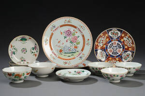 En samling kinesisk porcelæn, 17-1900-tallet 12