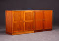 Christian Hvidt f. 1946. To skabe af massiv mahogny 22
