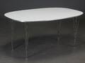 Piet Hein Bruno Mathsson. Elipse spisebord med bordplade 