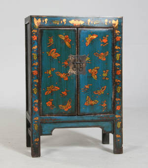 Kinesisk konsolskab, bemalet