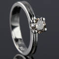 Solitaire ring ca. 0.52 ct.