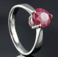 Rubin ring ca. 2.35 ct.
