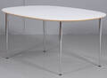 Dansk møbelproducent, spisebord med hvid laminat Denne vare er sat til omsalg under nyt varenummer 5073048