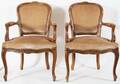 Karmstolar ett par, Rokoko-stil, 1900-tal