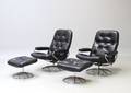 Stressless. Par hvilestole med tilhørende fodskamler 4