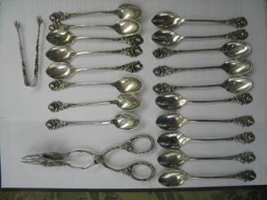 Kaffeskedar, mm silver