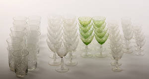 Lyngby Wien Antik glasbesætning 47