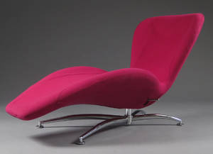 Italiensk design - Chaiselong med vippe-drejefunktion