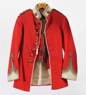 Kaptensuniform för armén, England, 1800-tal