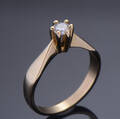 Brillantring af 14 kt. 0.20 ct