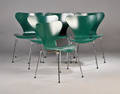 Arne Jacobsen 1901-1971. Seks stole model. 3107, Syveren 6