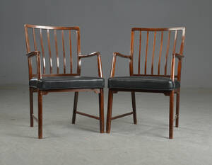 Et par armstole, læder 2