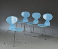 Arne Jacobsen. Fire stole Myren, model 3101 4