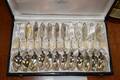 Kaffeskedar i silver 12 st