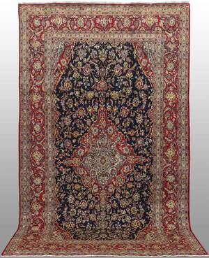 Matta, Keshan, Persien, 370 x 216 Denna vara har satts till omförsäljning under nytt varunummer4556156