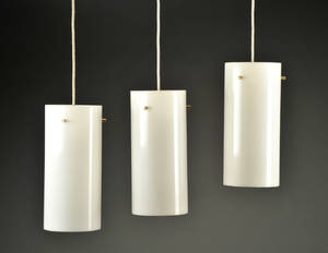 Fog og Mørup, tre pendler med cylinderform 3