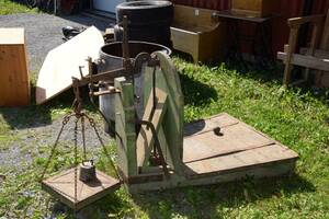 Våg Decimal, inkl vikt, H 105 cm