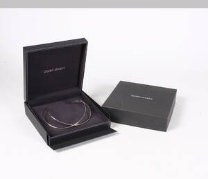 Georg Jensen. Aliiance halsring, sterling sølv