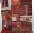 Persisk Patchwork kelim, 245 x 192 cm.