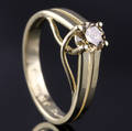 Solitaire ring ca. 0.52 ct.